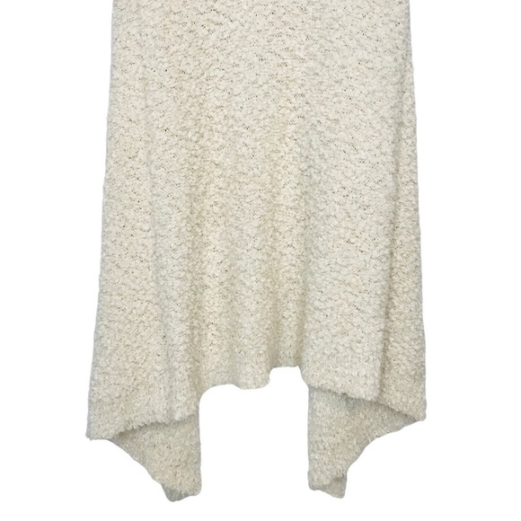 New! Francesca’s Alya Soft Sherpa Faux Fur Teddy Fuzzy Waterfall Sweater Vest - Picture 9 of 12